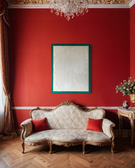 Green Frame Structure Art